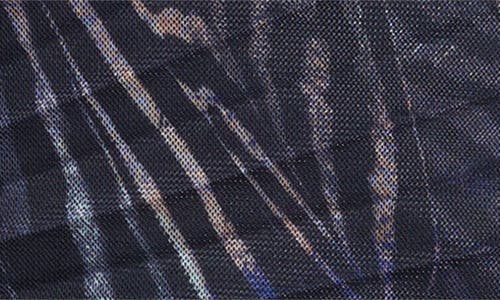 Hugo Boss Boss Essuna Print Pleated Top In Blue