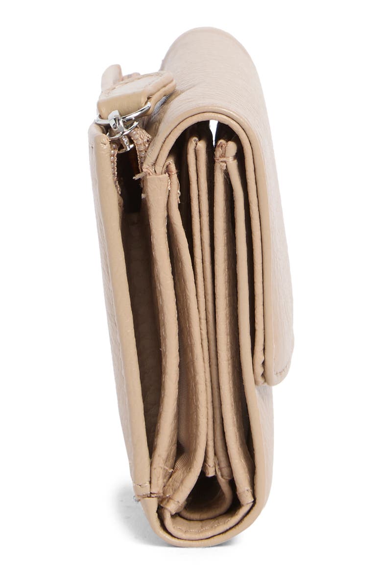 Rio Indexter Trifold Leather Wallet, Alternate, color, MOCHA