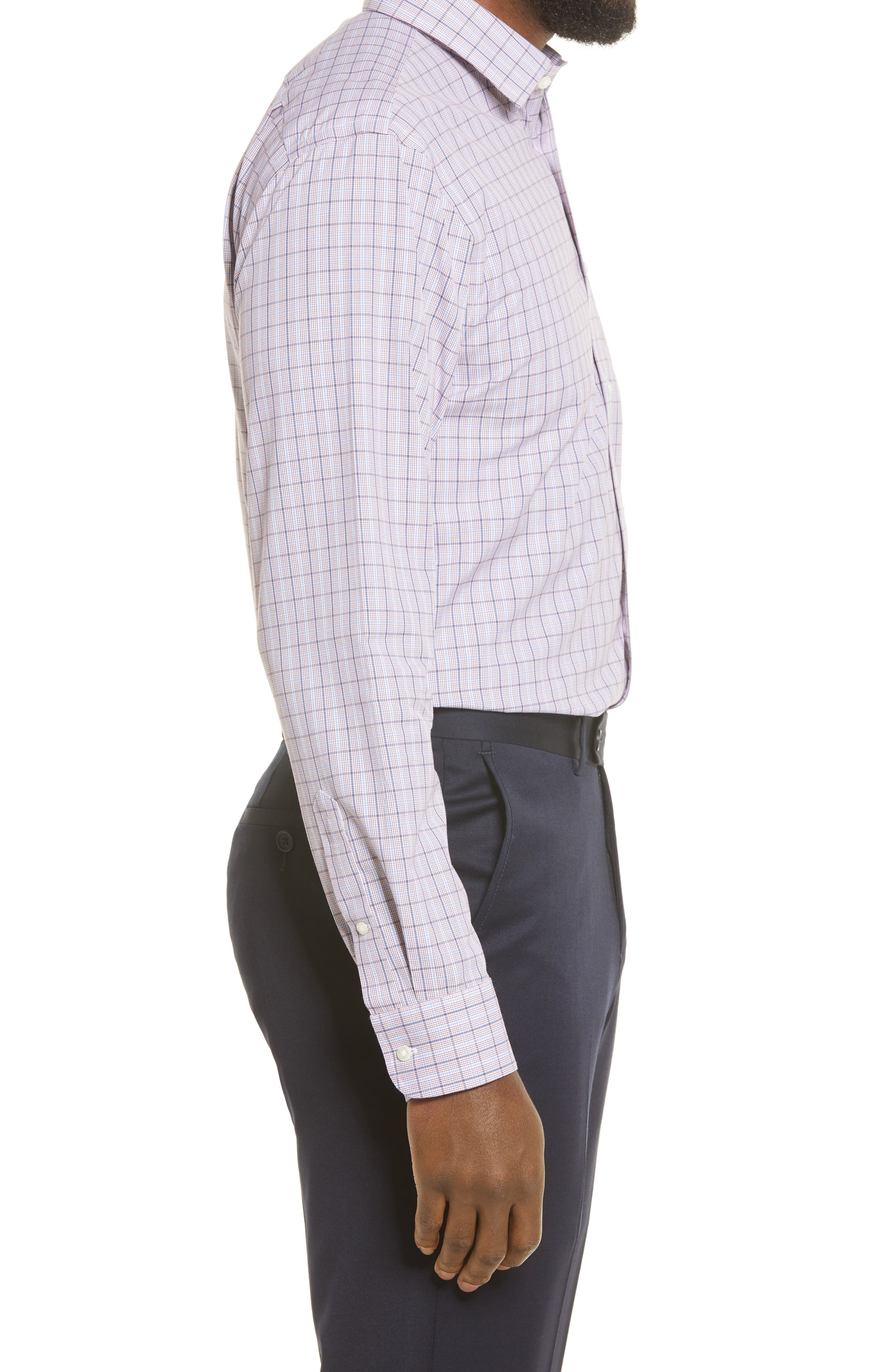 Nordstrom Smartcare Trim Fit Plaid Dress Shirt (Men) | Nordstromrack