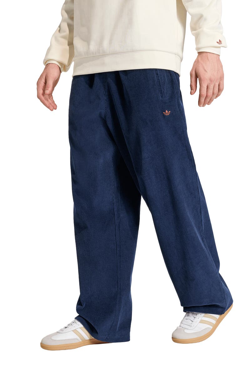 Relaxed Corduroy Wide Leg Pants, Main, color, NIGHT INDIGO/ /