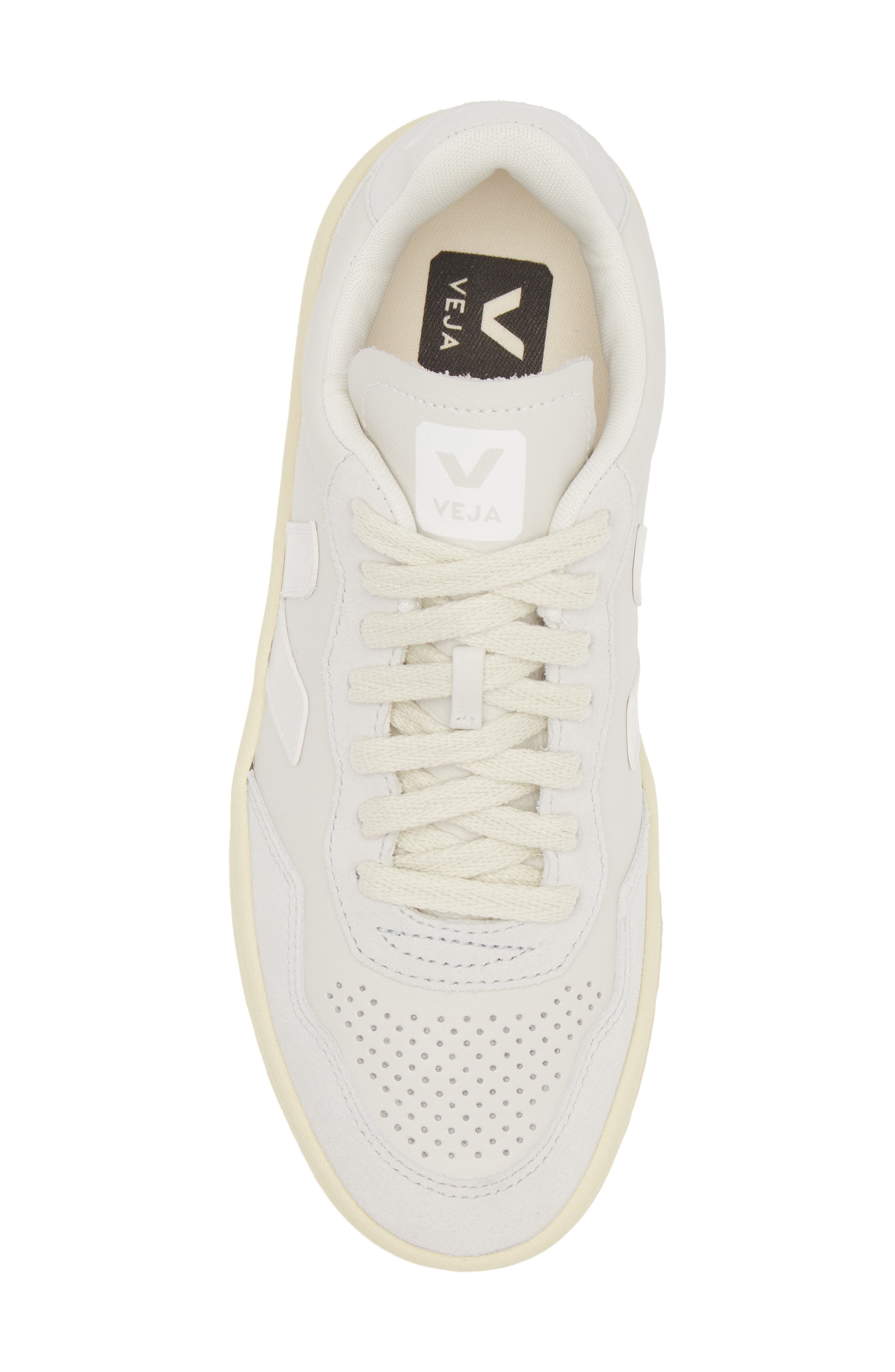 Veja V-90 Leather Sneaker, Alternate, color, 