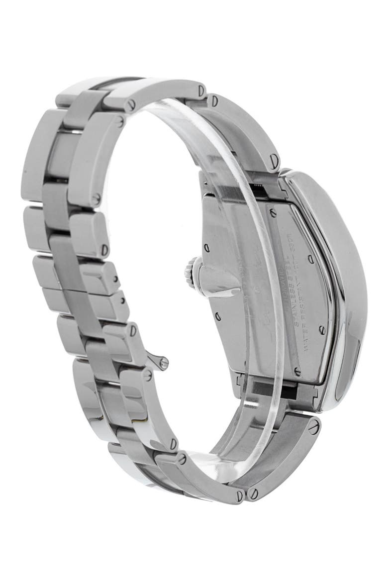 Cartier Preowned 2002 Roadser Automatic Bracelet Watch, 38mm, Alternate, color, SILVER / BLACK