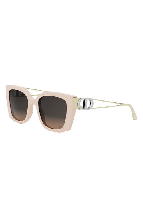 Dior 30montaigne S13i 53mm Square Sunglasses In Brown