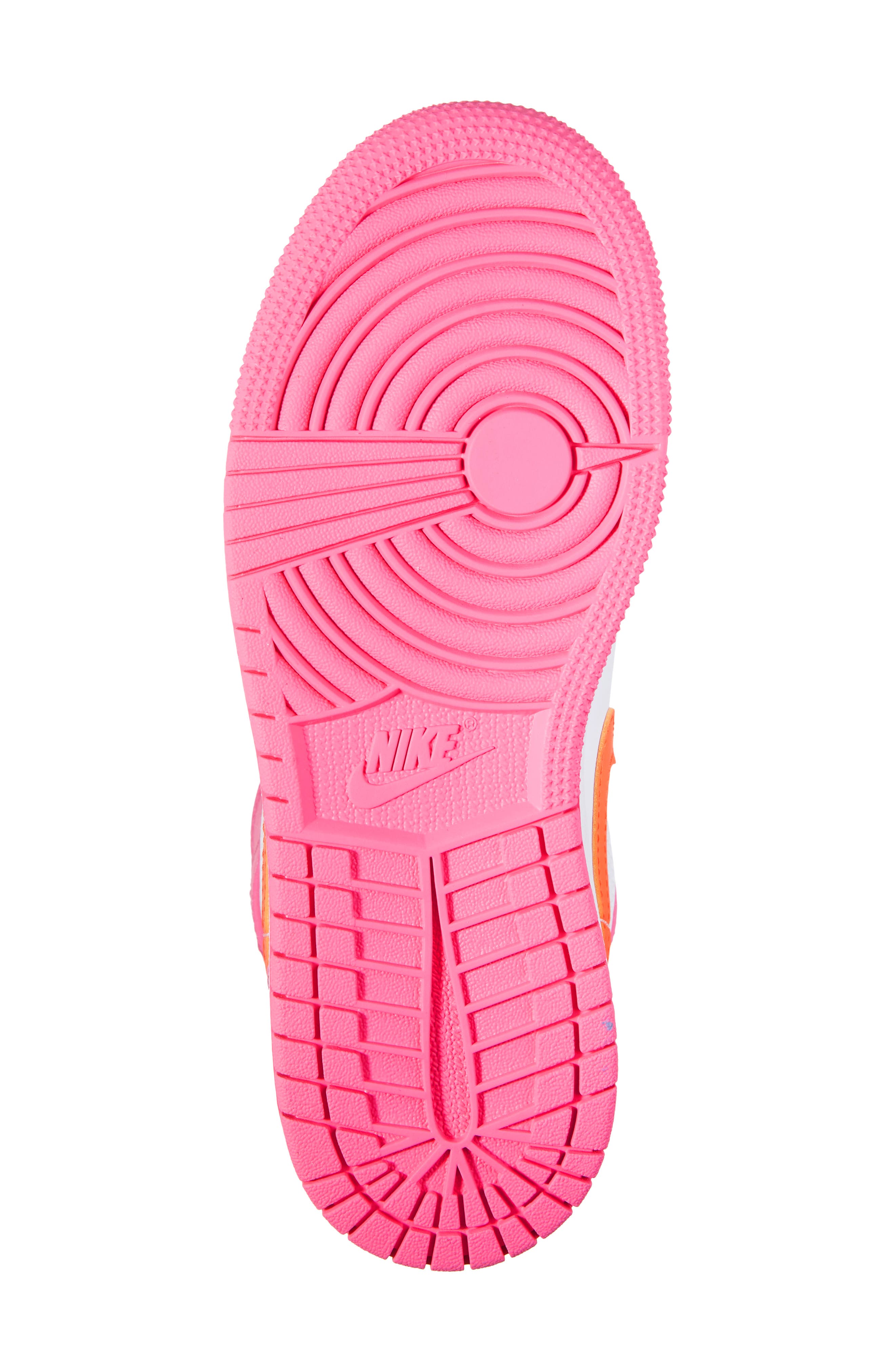 Jordan Air Jordan 1 Mid Sneaker, Alternate, color, Pinksicle/ Orange/ White