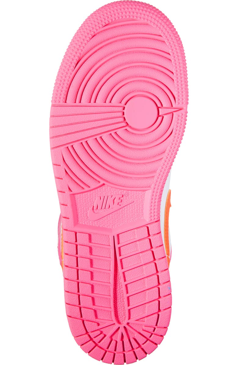 Jordan Air Jordan 1 Mid Sneaker, Alternate, color, Pinksicle/ Orange/ White