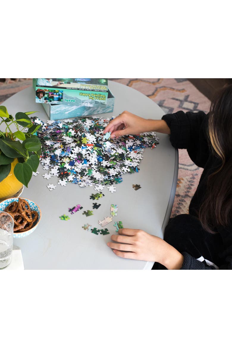 Happy Painting, My Friend Nature Puzzle | 1000 Piece Jigsaw Puzzle, Alternate, color, Multi-Color