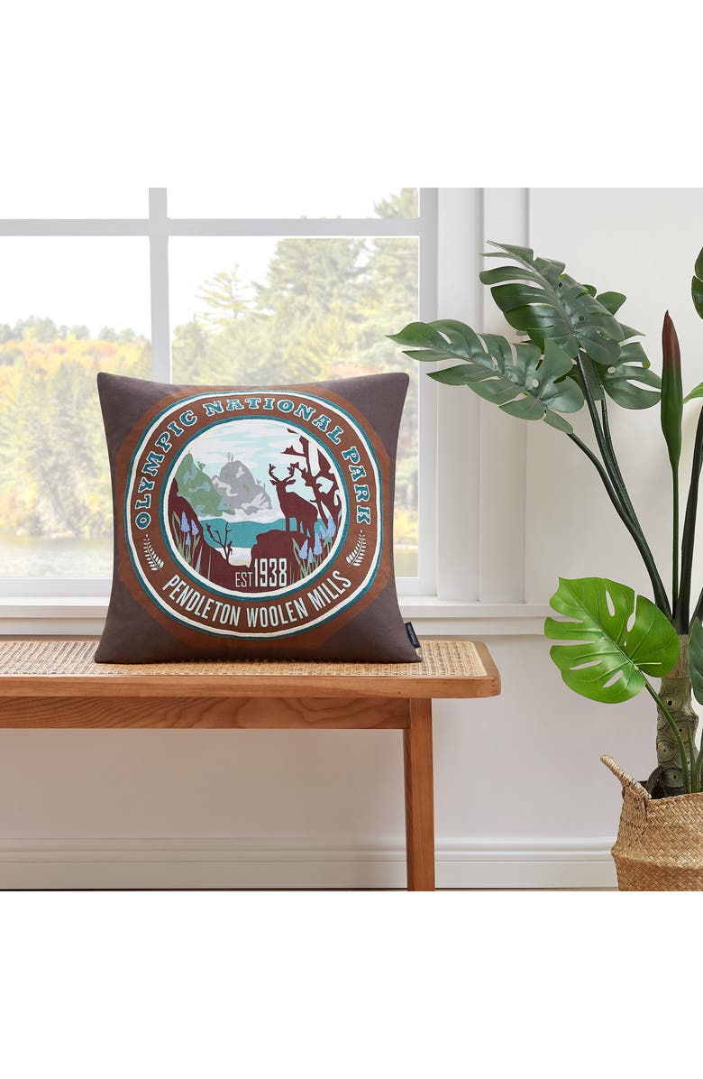 Pendleton National Park Embroidered Accent Pillow, Alternate, color, 