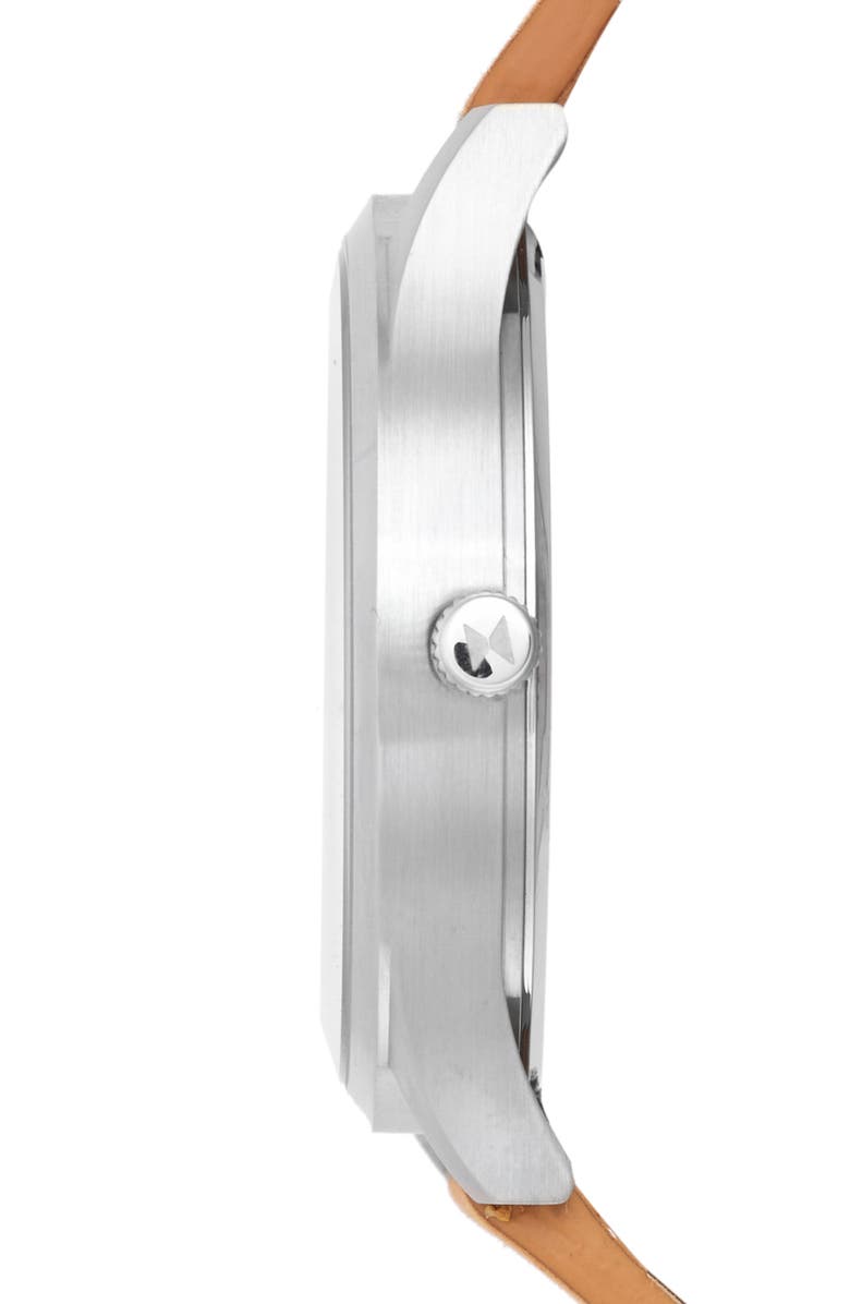 MVMT WATCHES MVMT Leather Strap Watch, 45mm, Alternate, color,