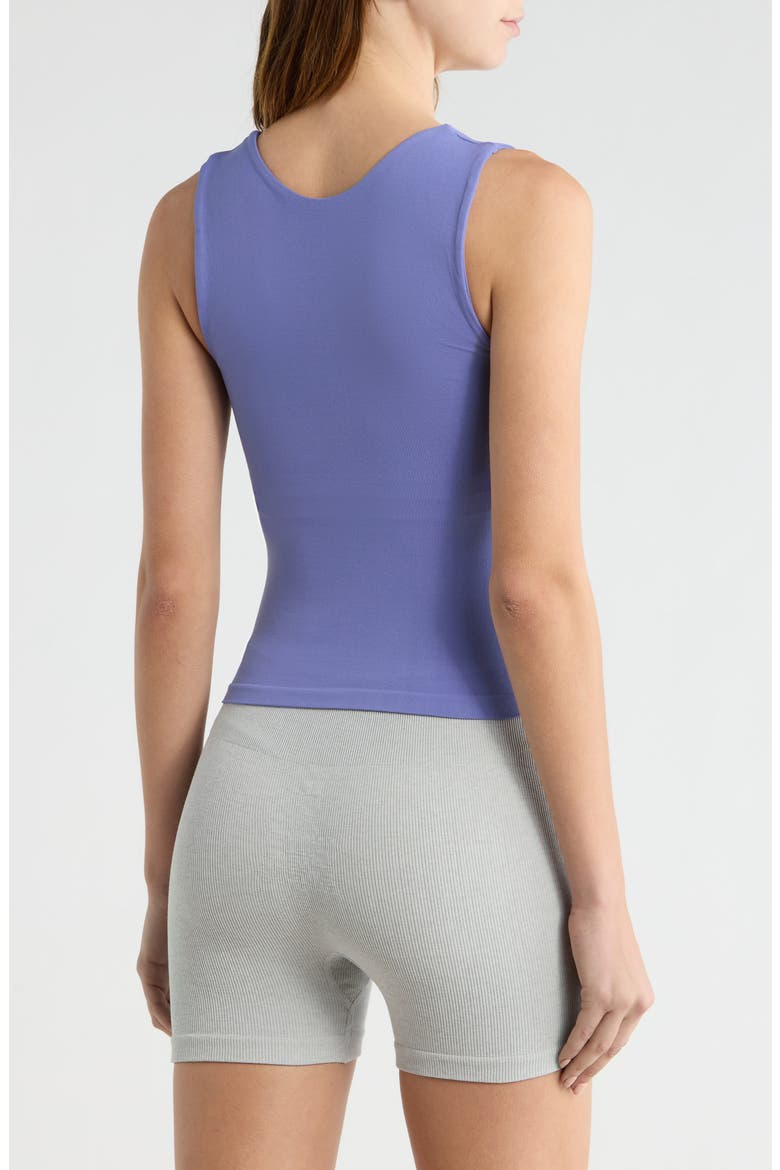 Clean Lines Seamless Crop Muscle Tank, Alternate, color, PERI