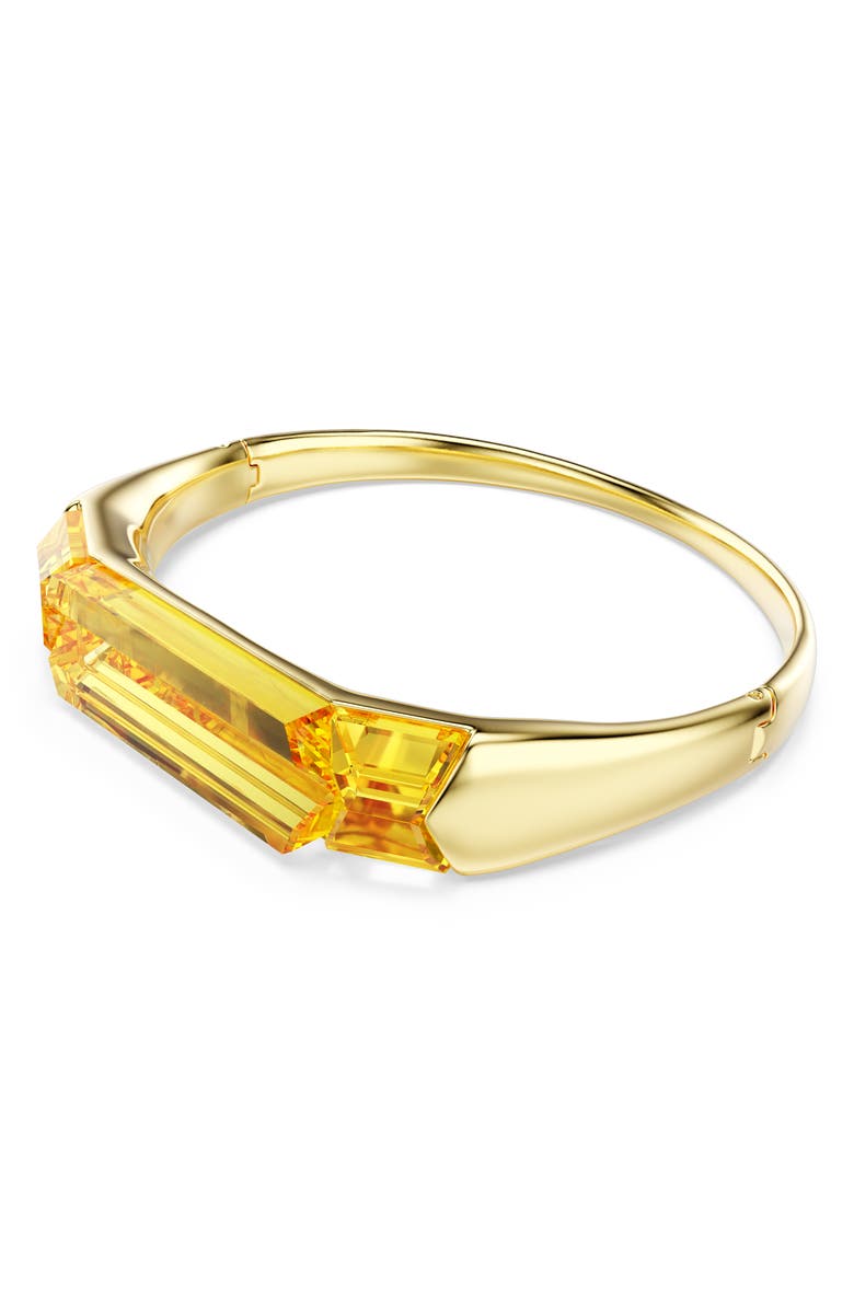 Swarovski Lucent Crystal Bangle Bracelet, Alternate, color, Yellow