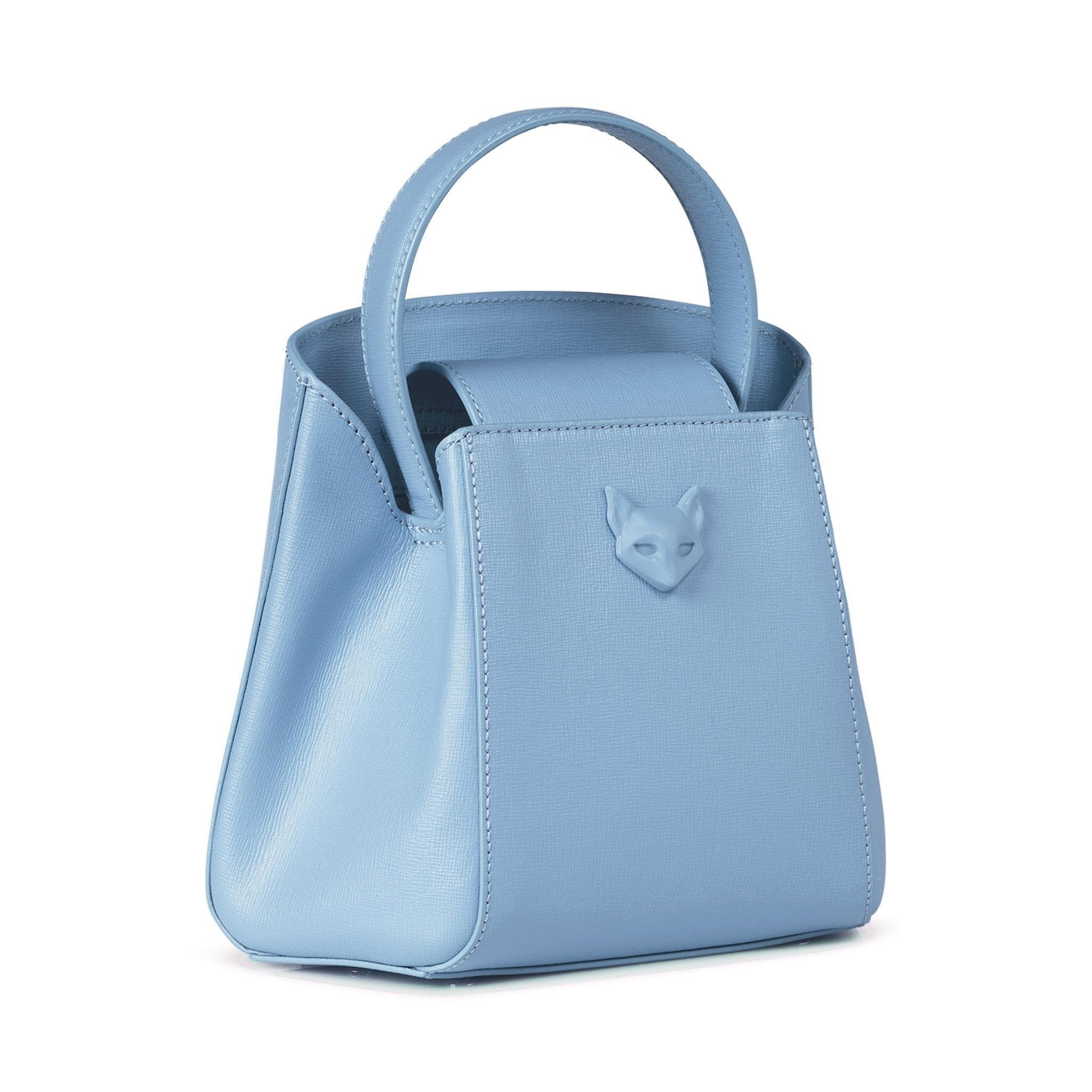 DESERI Rosa Mini Monochrome Handbag, Alternate, color, Light Blue