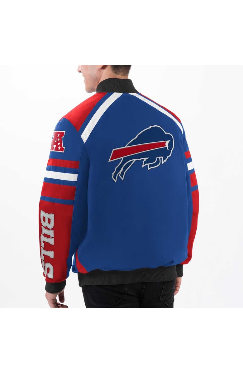 G-III SPORTS BY CARL BANKS Men's G-III Sports by Carl Banks Royal Buffalo Bills Power Forward Racing Full-Snap Jacket, Alternate, color, Royal