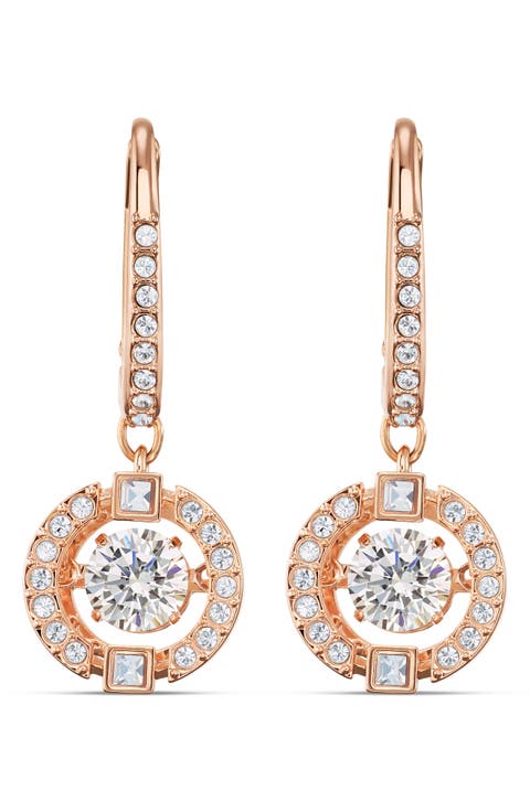 Sparkling Dance Crystal Drop Earrings