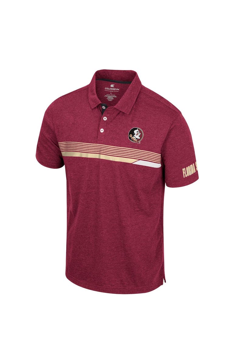 COLOSSEUM Men's Colosseum  Garnet Florida State Seminoles No Problemo Polo, Alternate, color, 