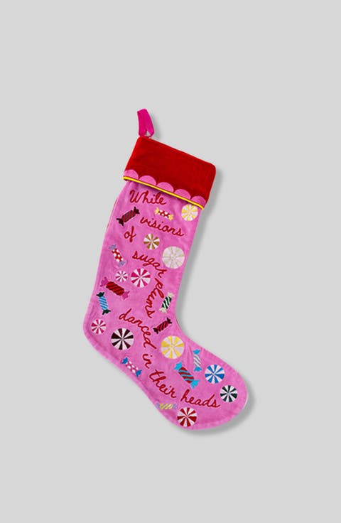 Embroidered Stocking