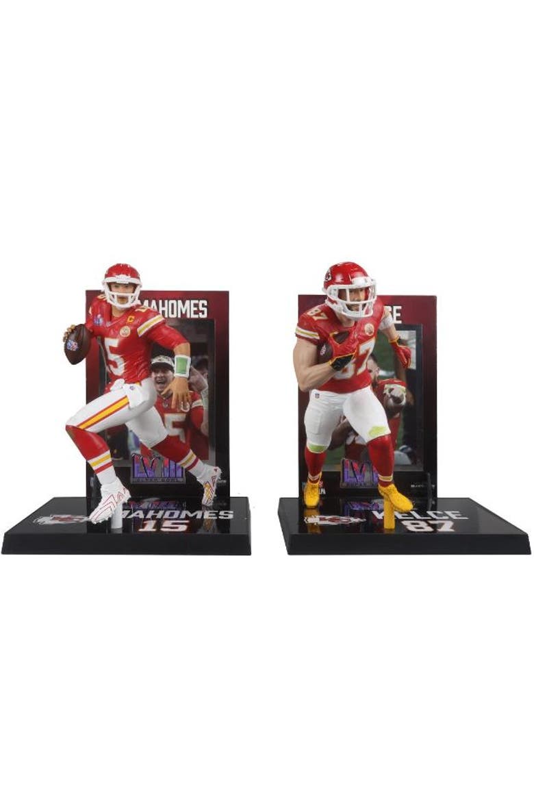 Travis Kelce/Patrick Mahomes (Kansas City Chiefs) NFL 7" Figure McFarlane 2-Pack, Main, color, Multi-Color