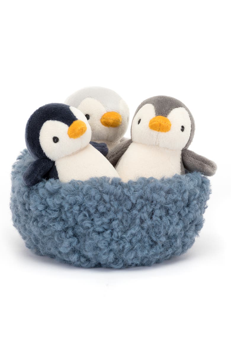 Jellycat Nesting Penguins Stuffed Animals, Main, color, 