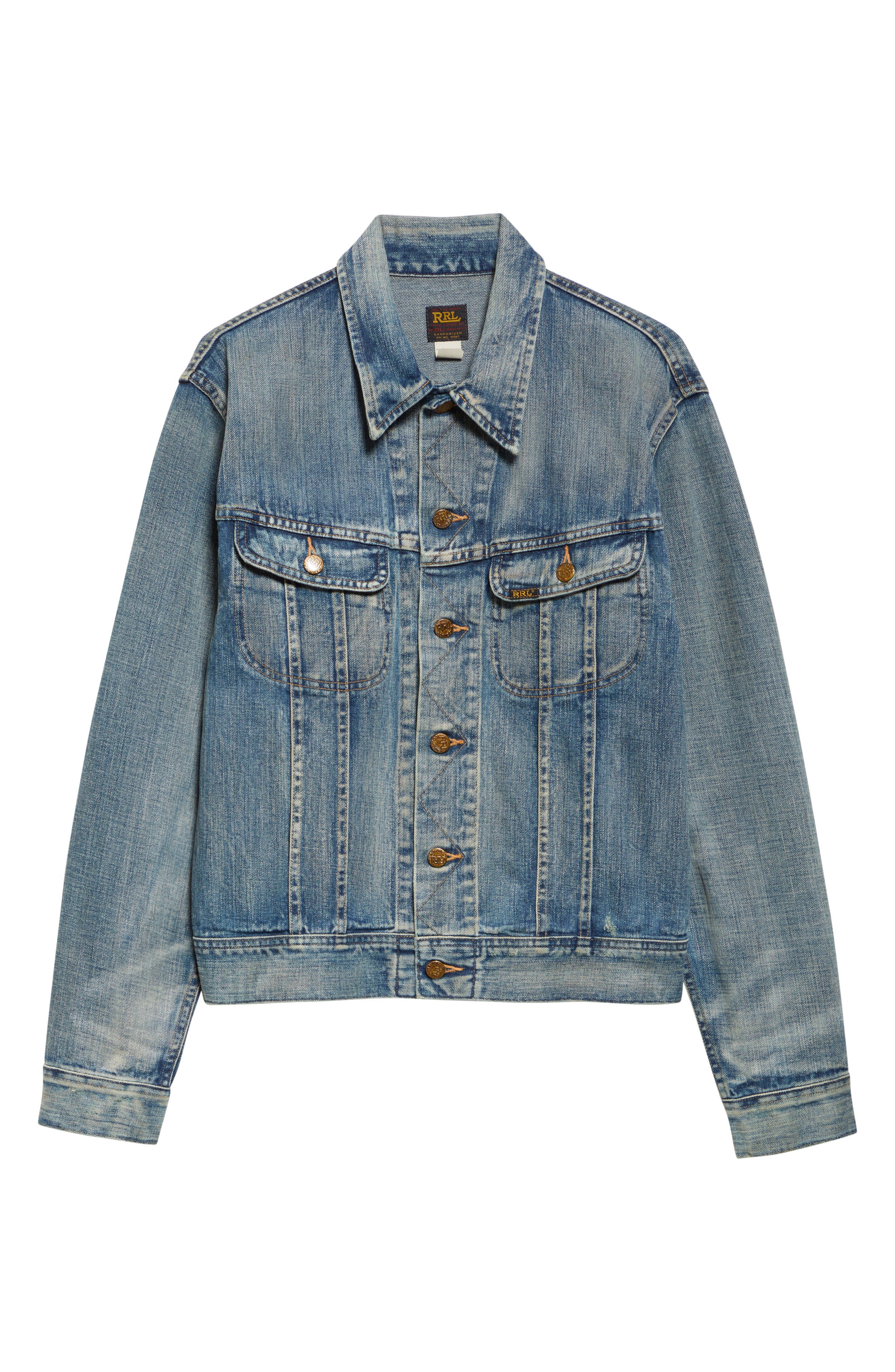 Double RL RRL Lot 271 Midweight Denim Jacket (Men) | Nordstrom