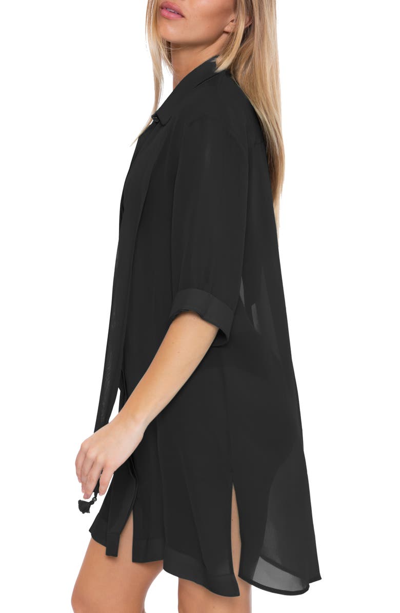 Trina Turk Sicily Cover-Up Shirtdress, Alternate, color, 