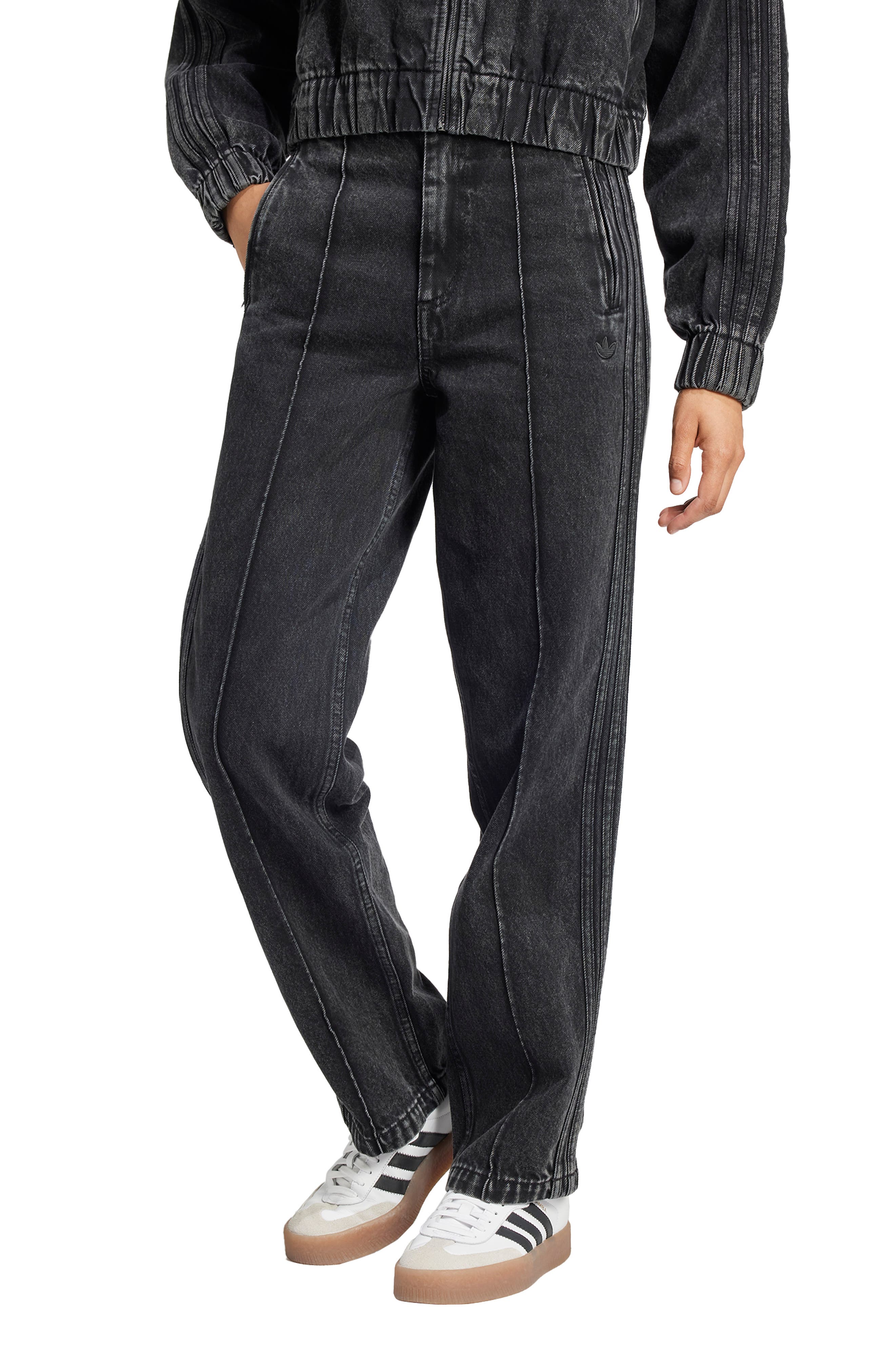 adidas Premium Essentials Front Seam Straight Leg Jeans