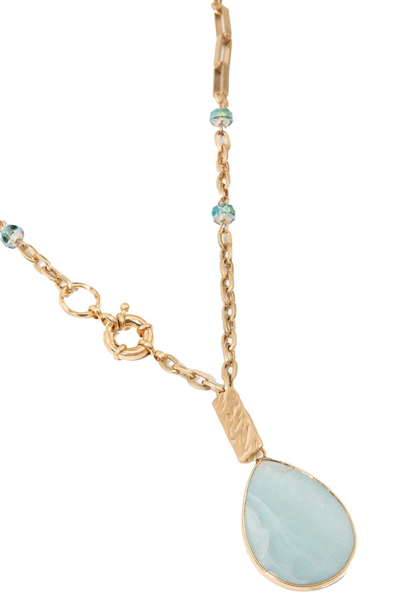 SAACHI Gemstone Chain & Pendant Necklace, Alternate, color,