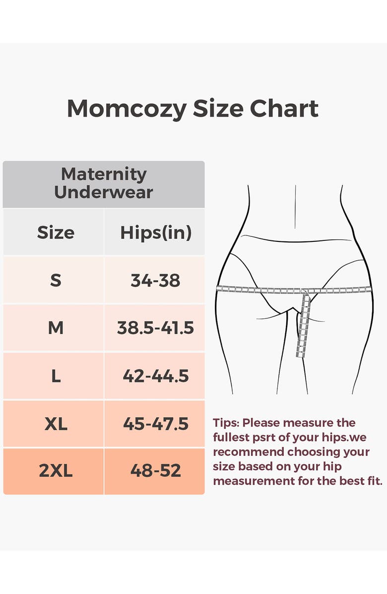 Momcozy Assorted 2-Pack Seamless Maternity/Postpartum Briefs, Alternate, color, 