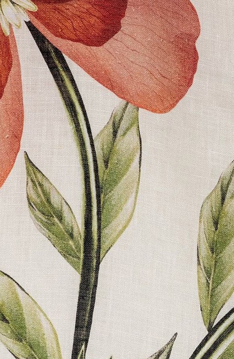 Agua Bendita Vittoria Mbar Crop Cover-Up Shirt, Alternate, color, White