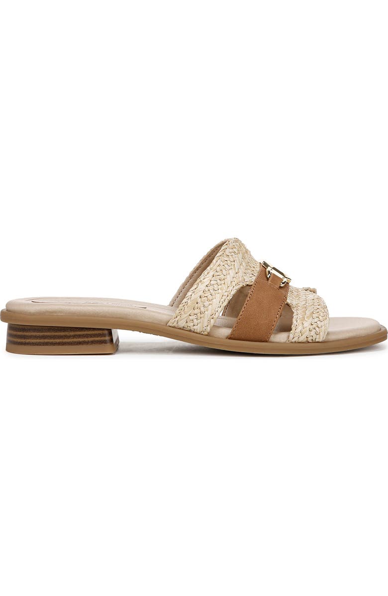 LifeStride Royalty Bit Slide Sandal, Alternate, color, Natural Fabric