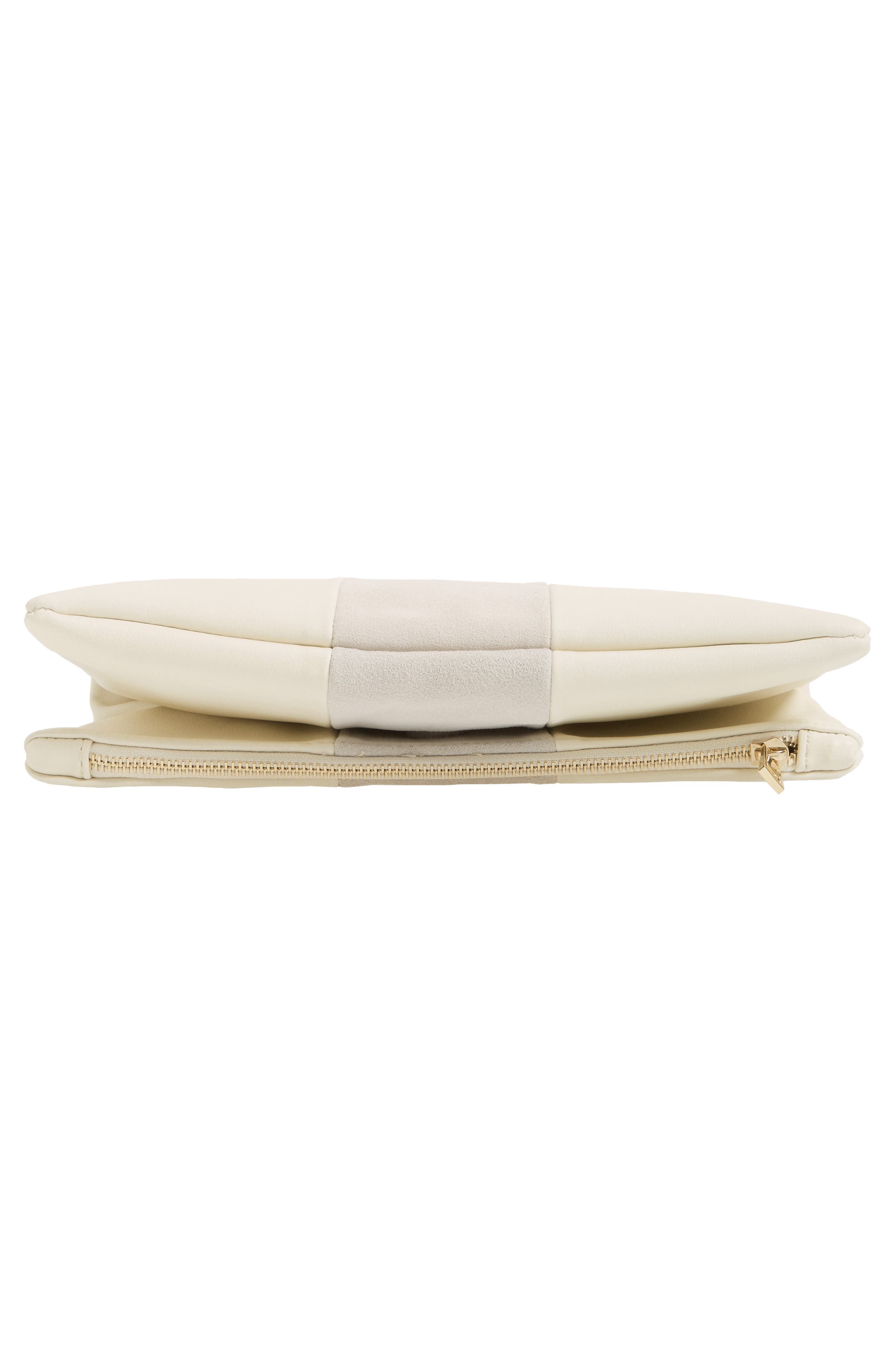 Foldover Clutch, Alternate, color, STONE