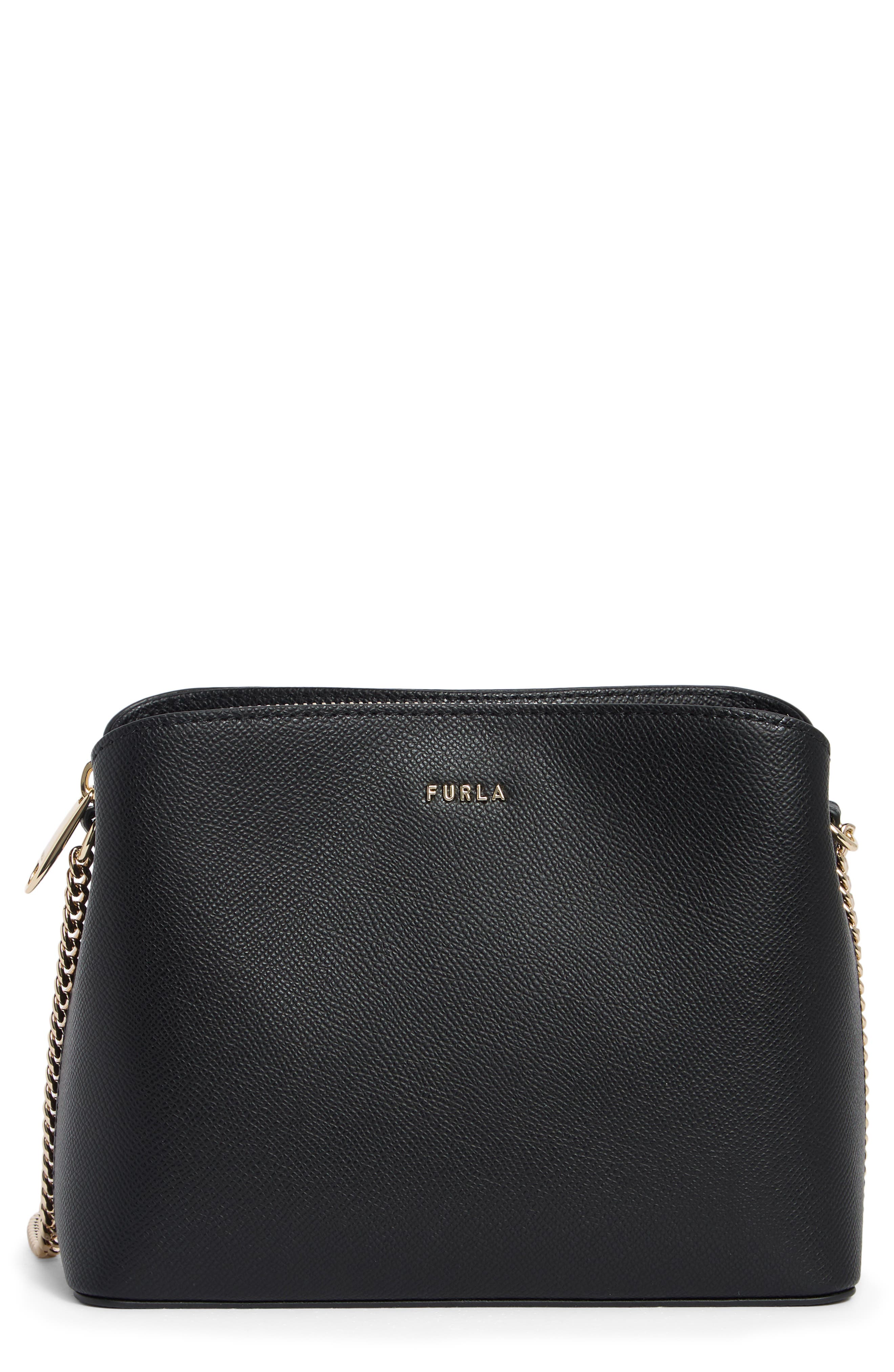 Furla Tessa Mini Leather Crossbody Bag