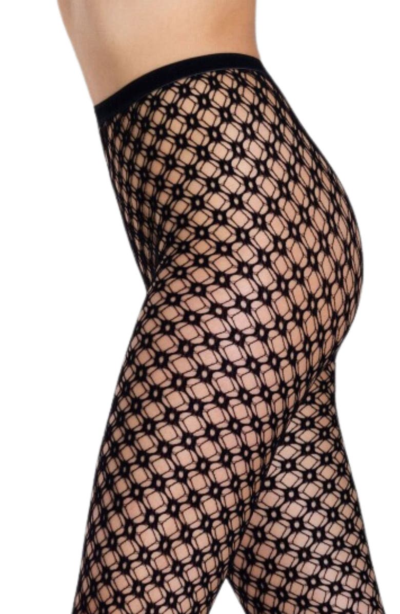 LECHERY<sup>®</sup> Ring Fishnet Tights, Alternate, color, Black