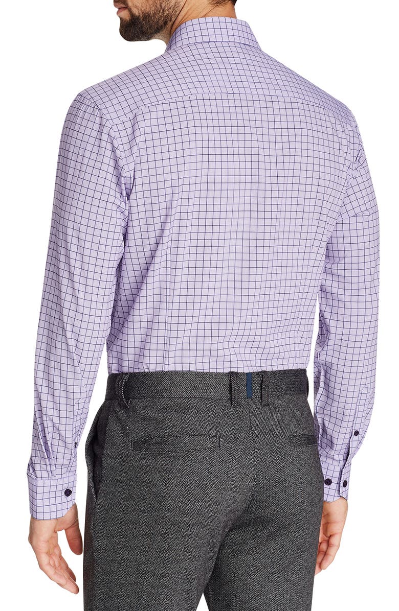 W.R.K Slim Fit Plaid Performance Dress Shirt, Alternate, color, 