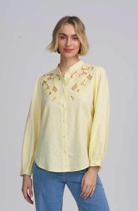 Lace Yoke Shirt
