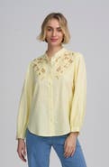 ELLE Collection Lace Yoke Shirt