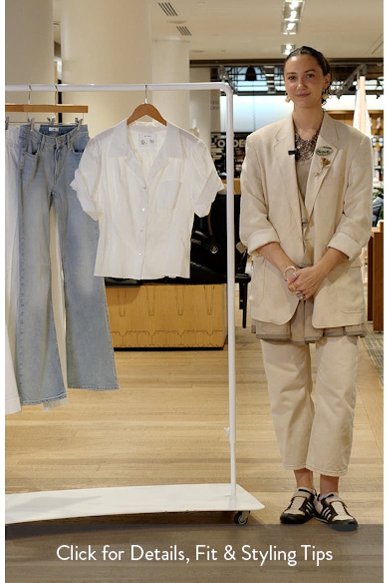 Sheer Cotton Button-Up Shirt video