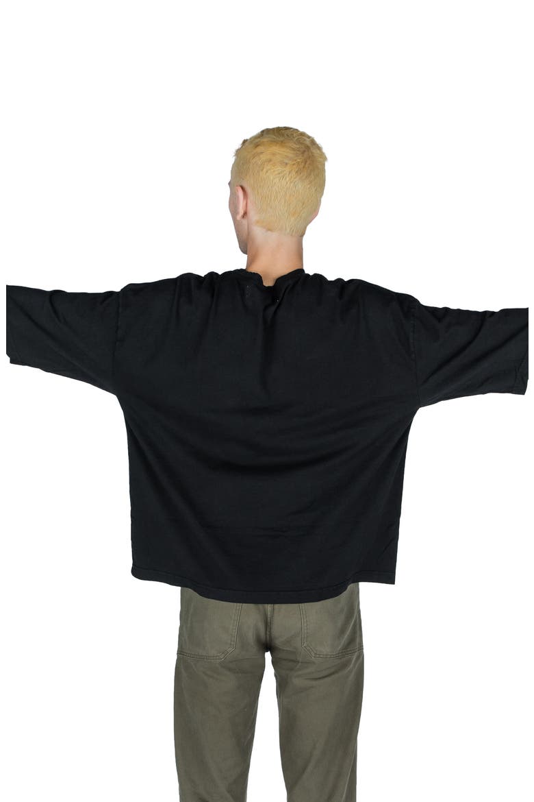 Night Oversize T-Shirt, Alternate, color, JET BLACK