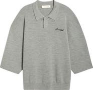 Fear of God Essentials Signature Wool Polo Sweater