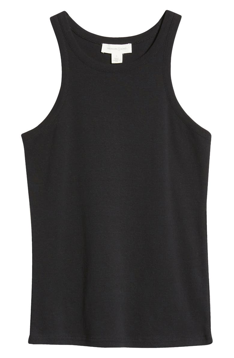 Treasure & Bond Rib Rim Tank, Alternate, color, 