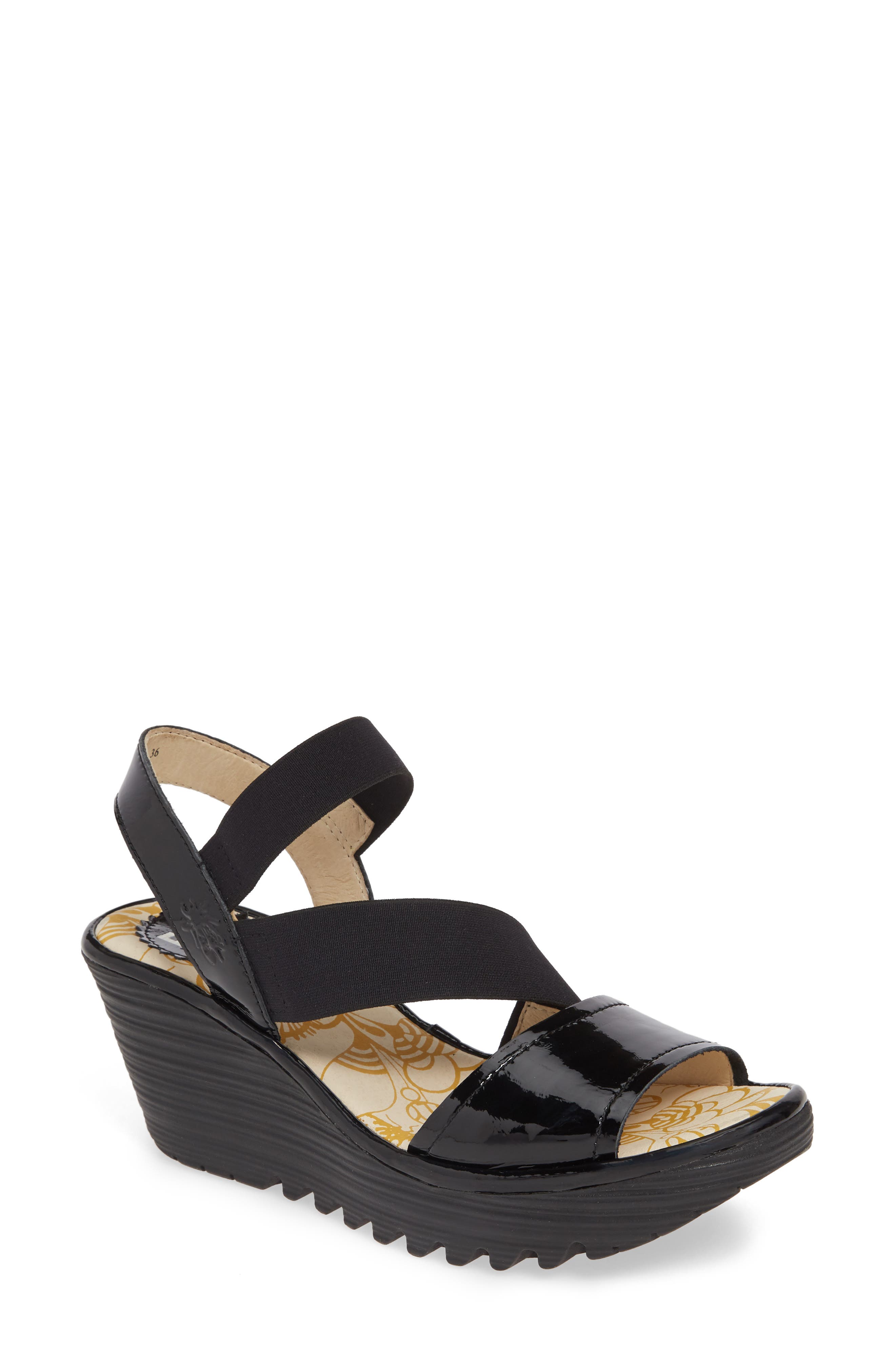 Fly London Yesa Wedge Sandal, Main, color, 