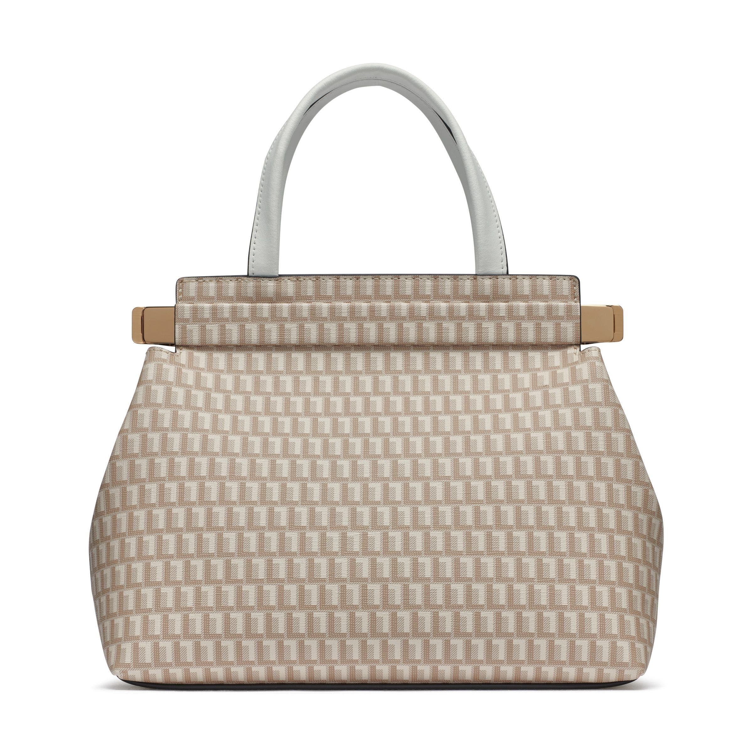 KARL LAGERFELD PARIS Jacqueline Satchel, Alternate, color, Vanilla Khaki/Winter White