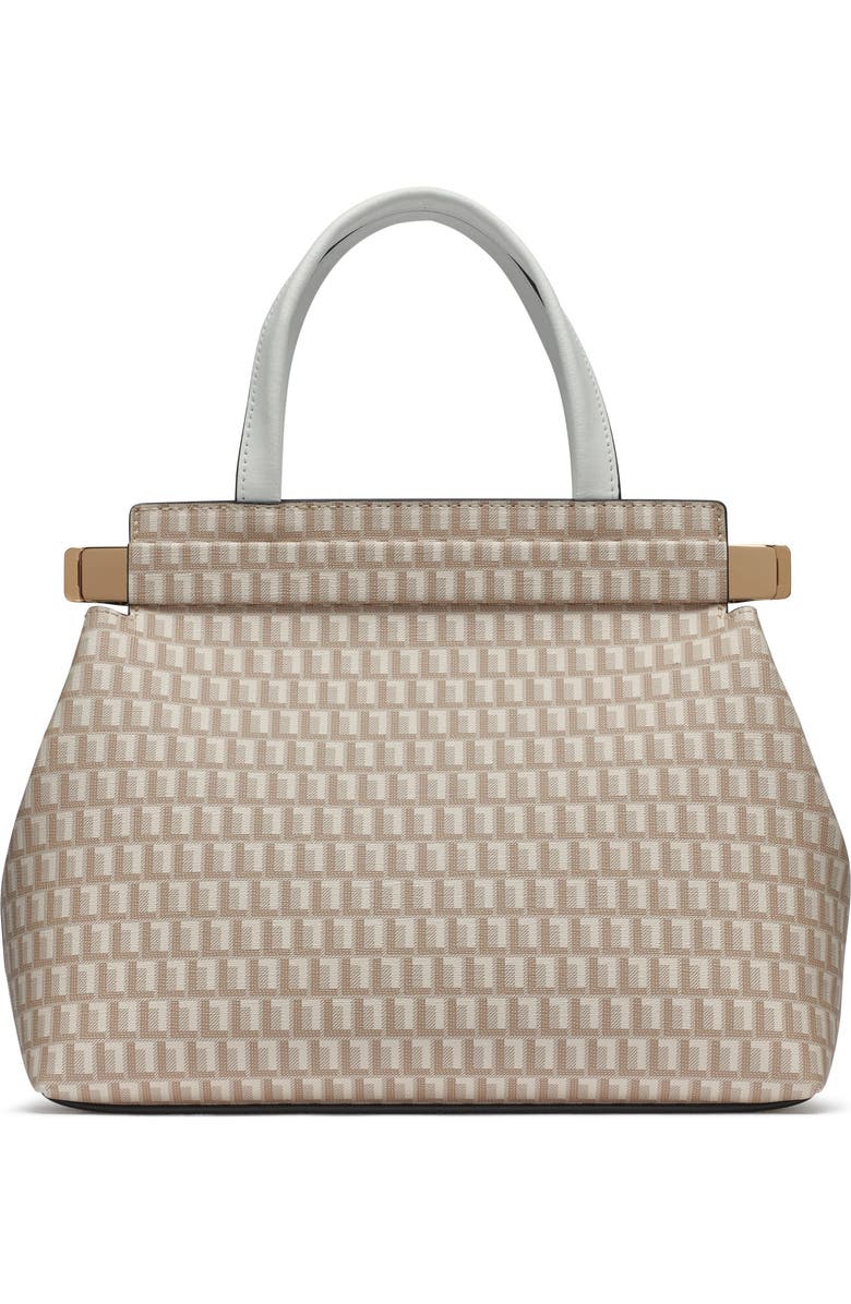 KARL LAGERFELD PARIS Jacqueline Satchel, Alternate, color, Vanilla Khaki/Winter White