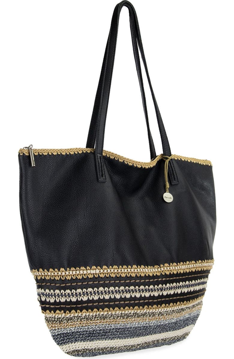 The Sak Faye Tote Bag, Alternate, color, Black Seminyak