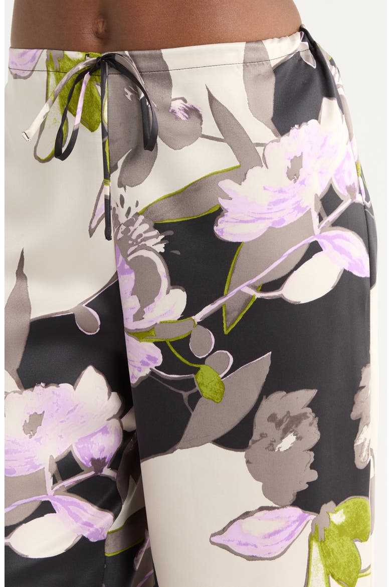 Tsubaki Floral Pajamas, Alternate, color, BLACK MULTI