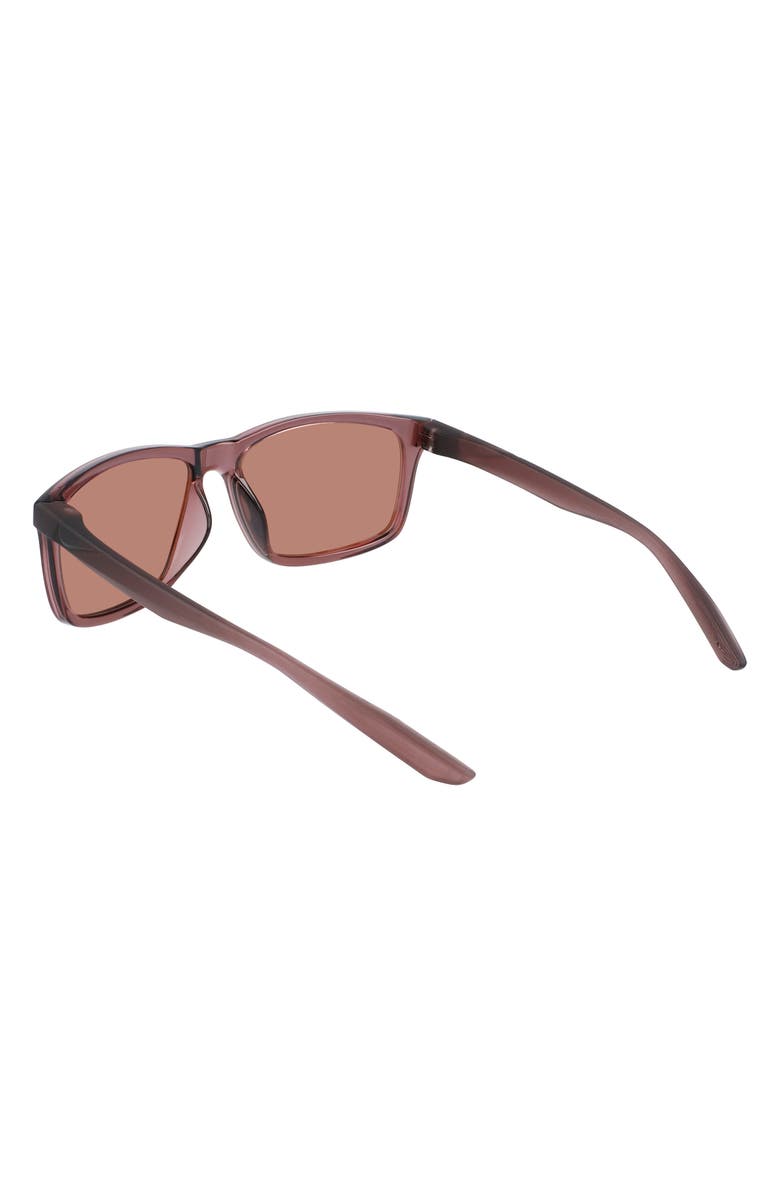 Nike Chaser Ascent 59mm Rectangular Sunglasses, Alternate, color, Smokey Mauve/ Copper Lens