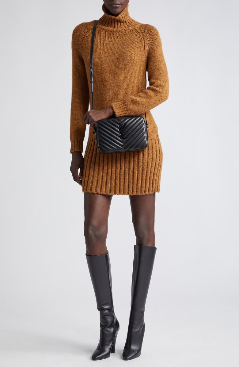 Saint Laurent Lou Matelassé Leather Camera Bag, Alternate, color,