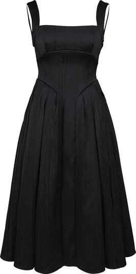 Paloma Satin Midi Dress