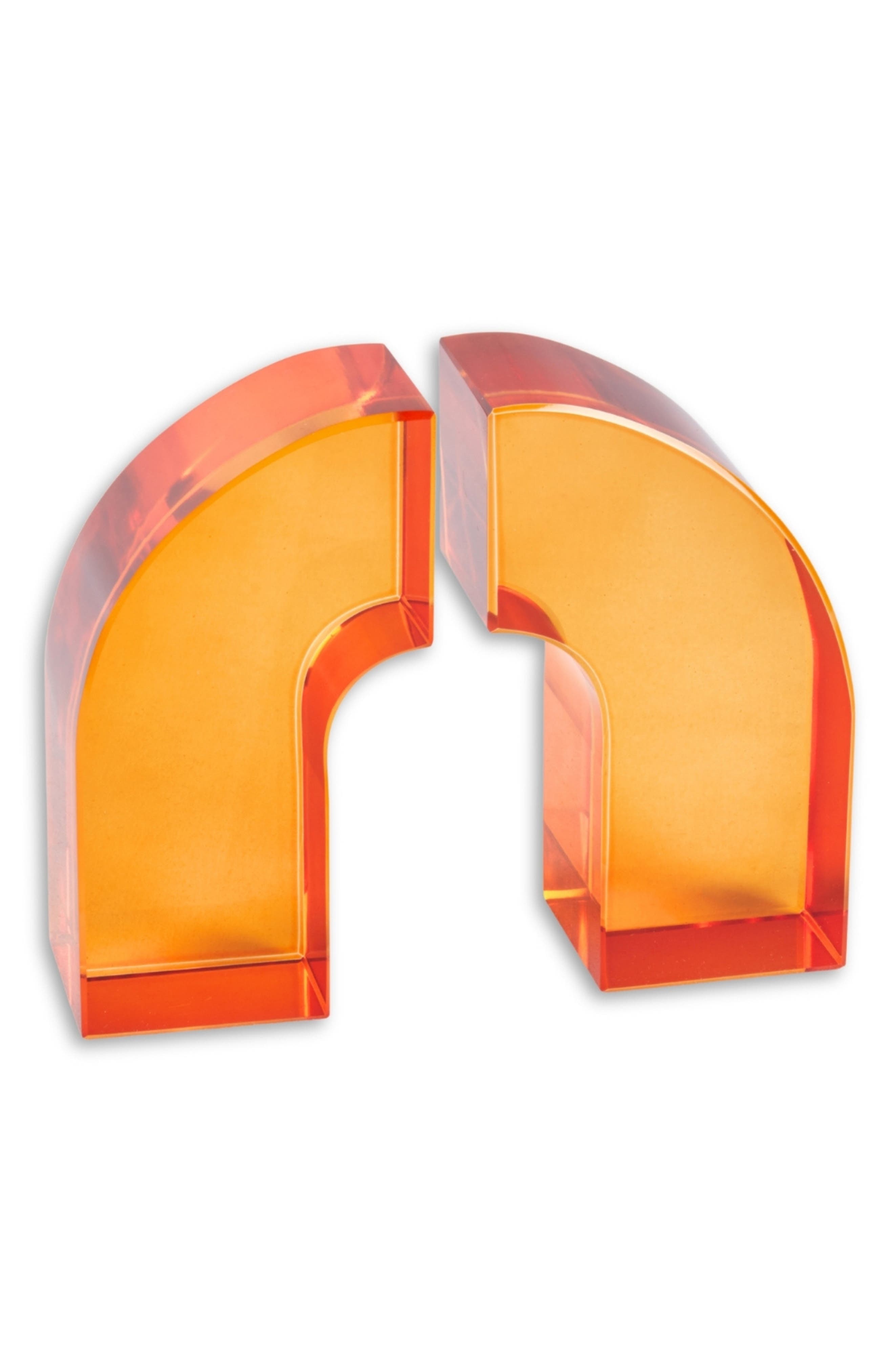 Bey-Berk Archer Crystal Bookends in Multi Color 