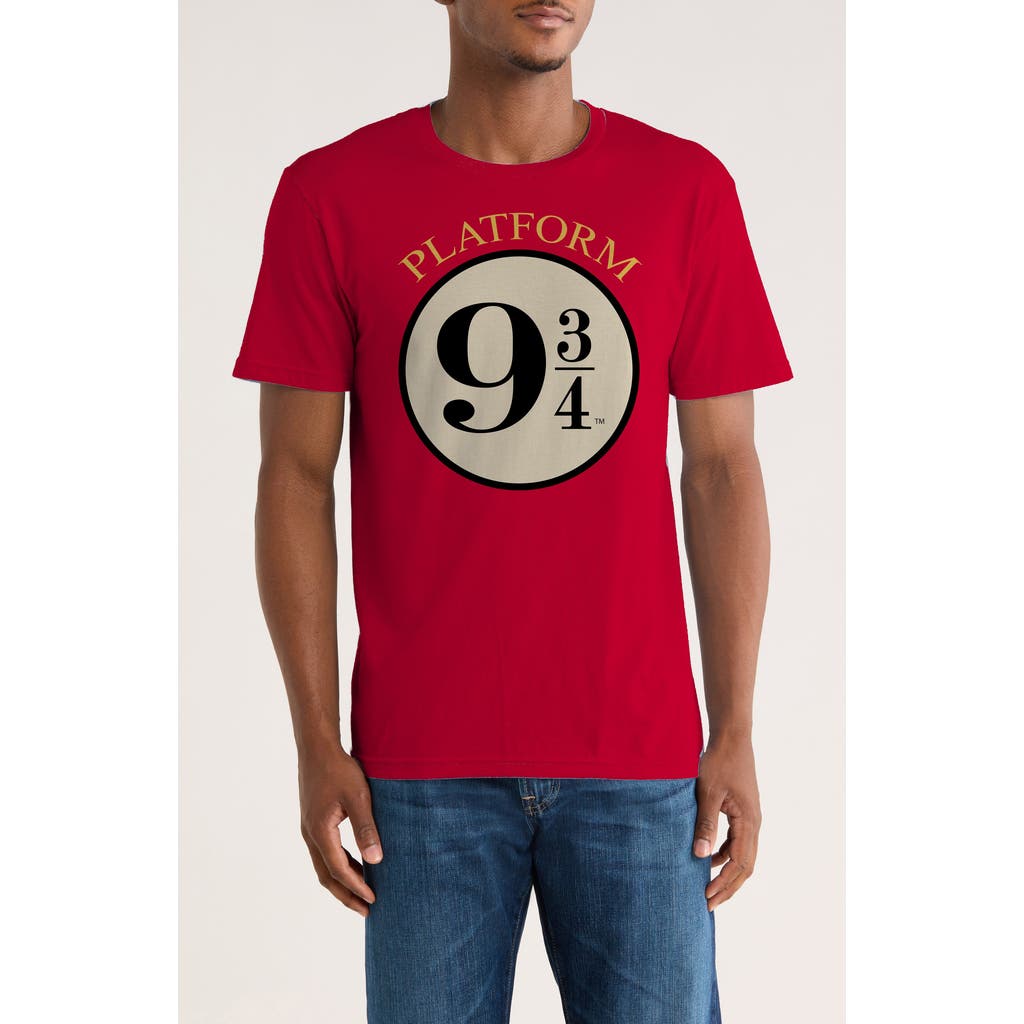 Monster Digital Harry Potter Platform 9 ¾ Graphic T-shirt In Red