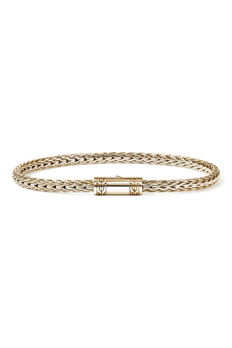 Icon Bracelet, 3.5mm, Alternate, color, GOLD