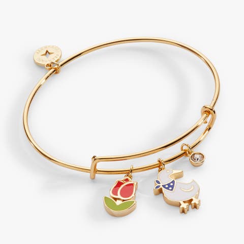 Garden Party Multi Charm Bangle